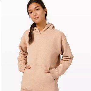 All Yours Hoodie- Heathered Ivory Peach